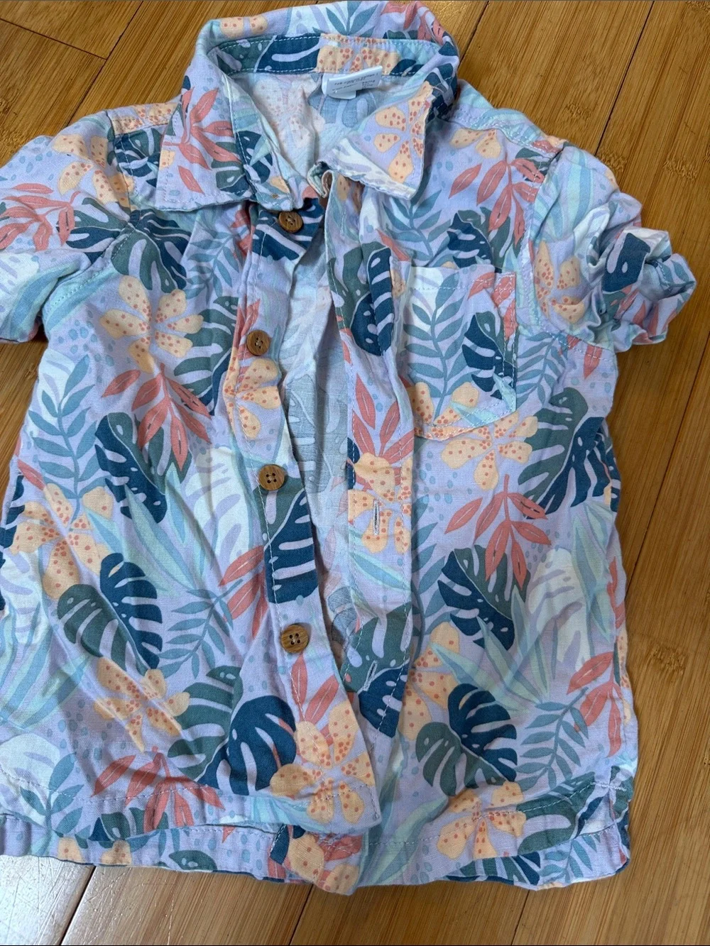 Boys Short-Sleeve Button-Up Shirt - set of 3